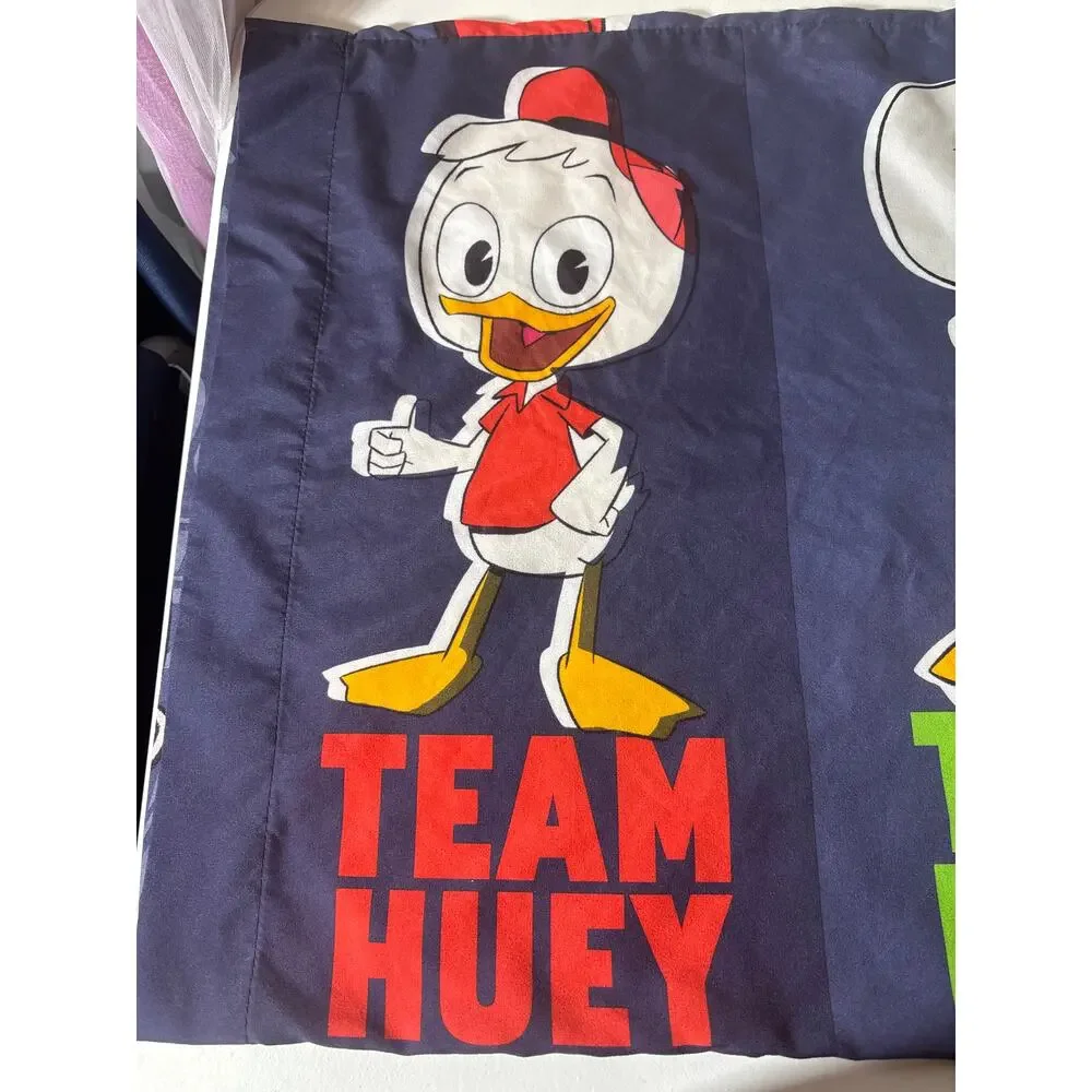 DuckTales Huey Dewey Louie Reversible Pillowcase Standard Duck Tales Pillow Case